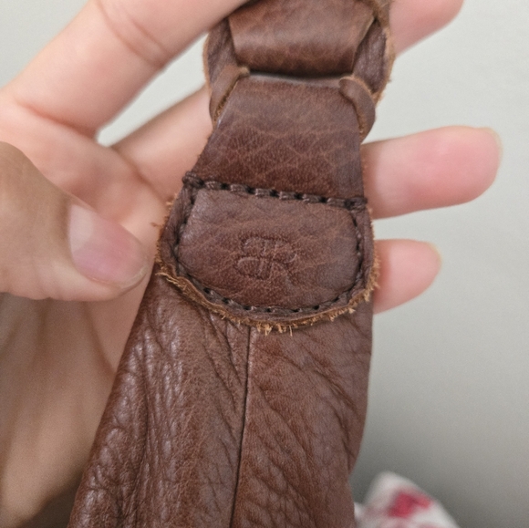 Banana Republic Leather Baguette Bag With Fringe - Picture 10 of 12